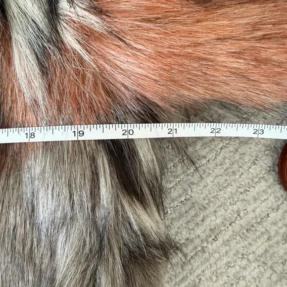 BB Dakota Brown Faux Fur Jacket - Picture 9 of 11